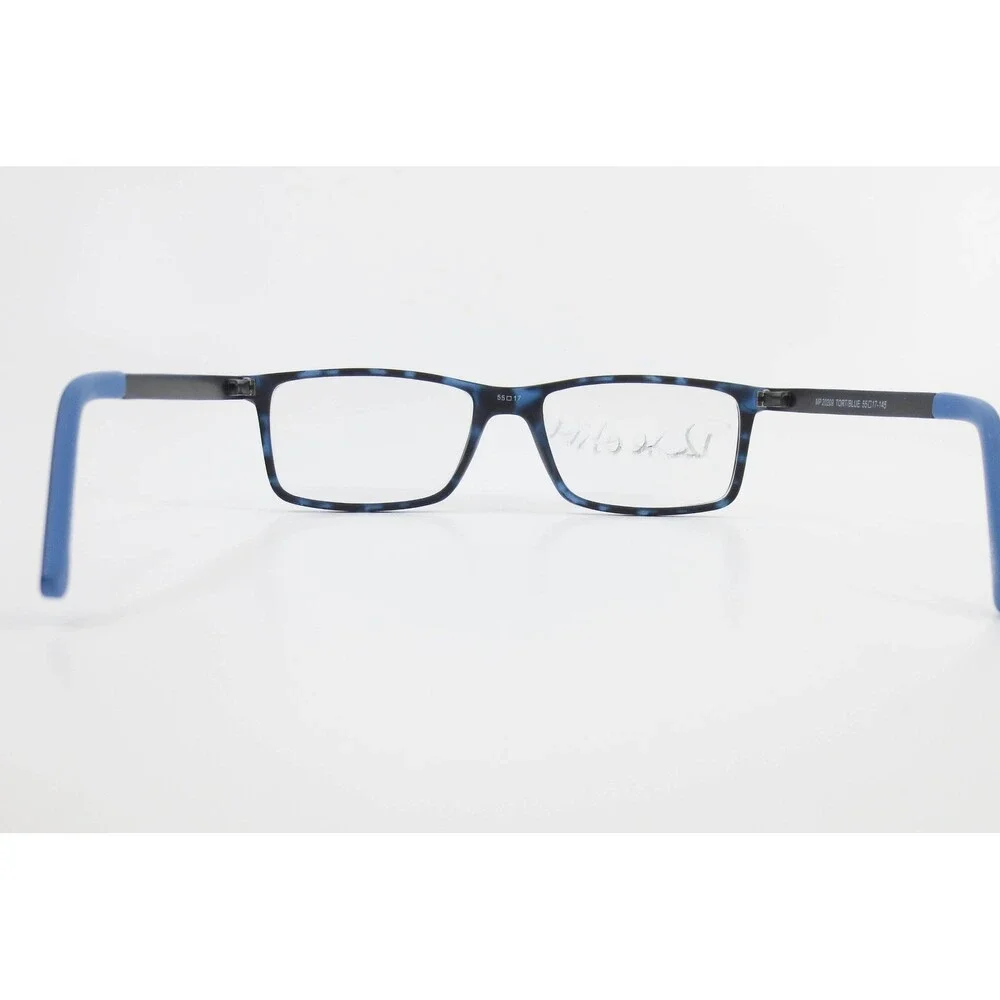 Modern Blue Tortoise Rectangular Eyeglasses Frames MP 20209 55-17-145